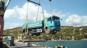 SHACMAN truck-at port-1